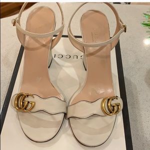 Gucci off white heels size 9 authentic 💯